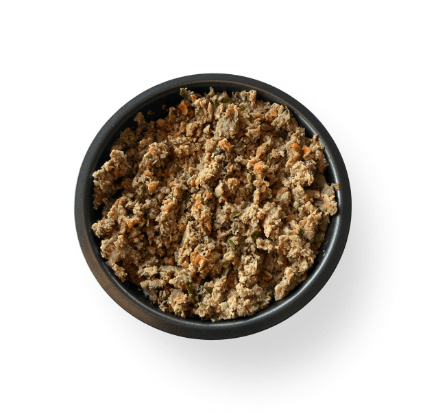 Tigela com comida fresca Lyka